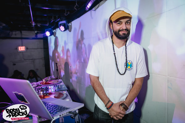 Body Rock ATX: Cross Colors Short Sleeve Hoodie (White)