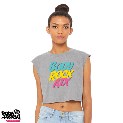 Body Rock ATX: Grey Crop Top