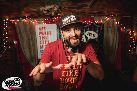 Houston inspired Chorizo Snapback (two tone-black and red)