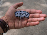 In Pop We Trust-Embroided Patch