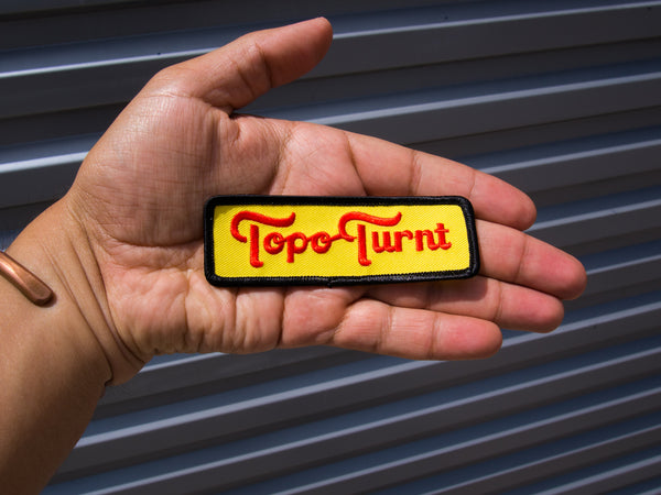 Topo Turnt Embroidered Patch