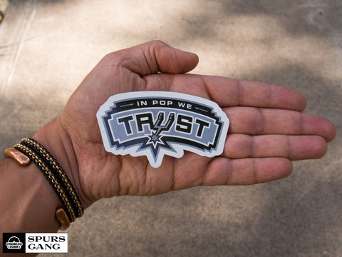 In Pop We Trust-Sticker