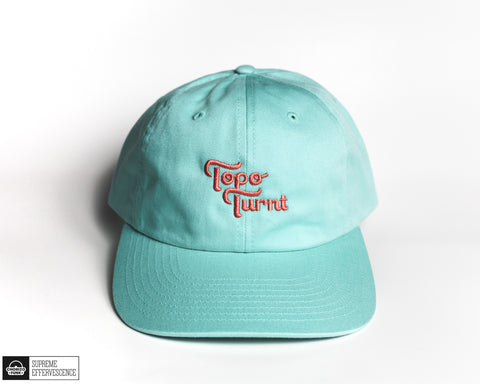 Aruba Blue Topo Turnt Embroidered Dad Hat