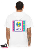 Body Rock ATX: Cross Colors Short Sleeve Hoodie (White)