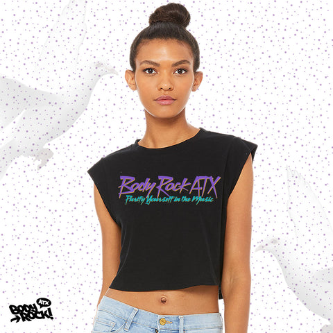 Body Rock ATX: Purify yourself in the music-Prince Crop Top