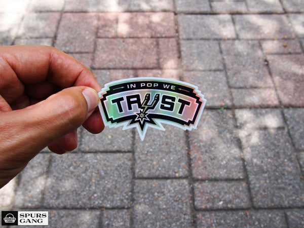 In Pop We Trust-Holographic Sticker