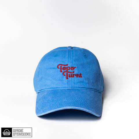Topo Turnt Embroidered Dad Hat in baby blue